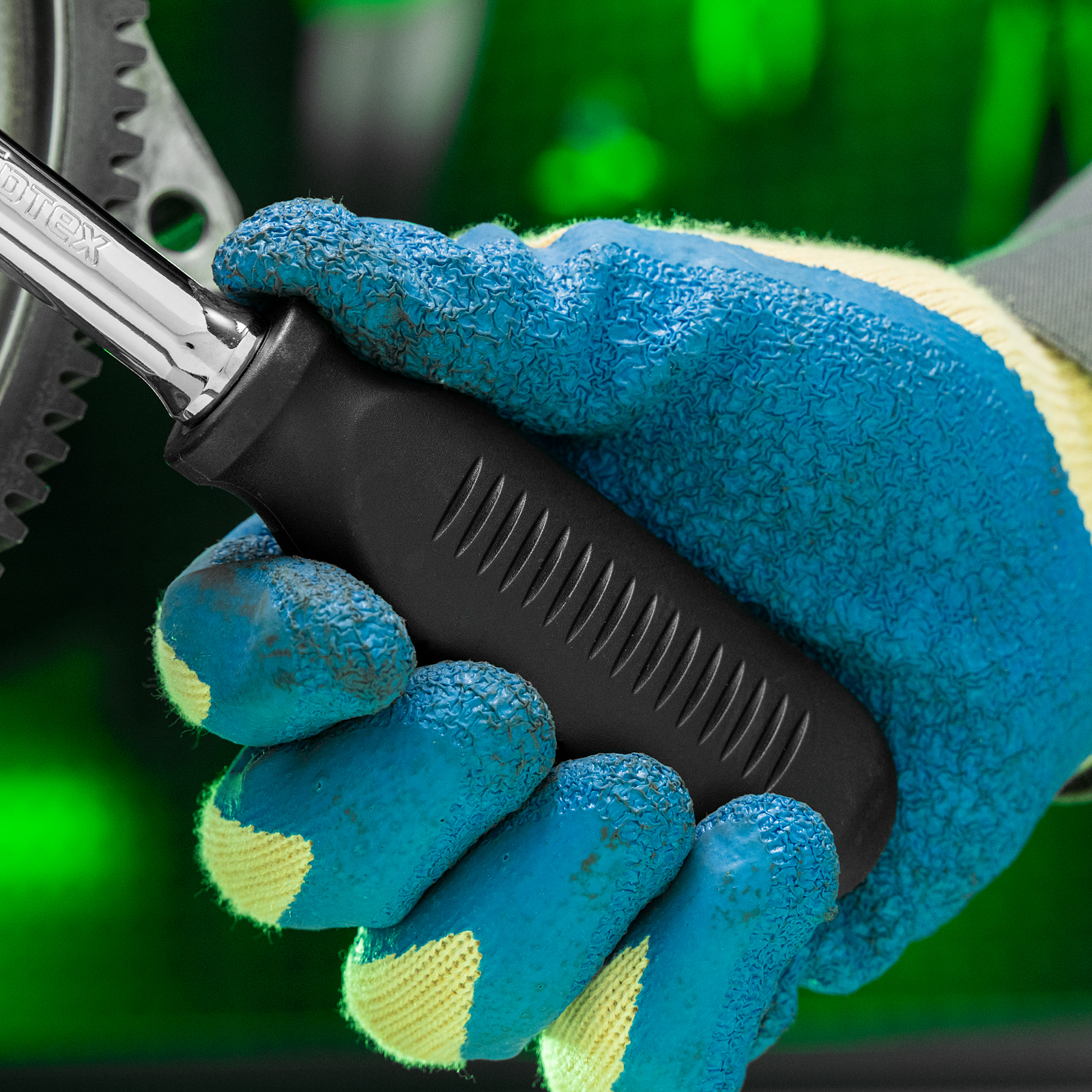 Ключ-трещотка 1/2", 45 зубьев, с быстрым сбросом, CrV, хром Сибртех