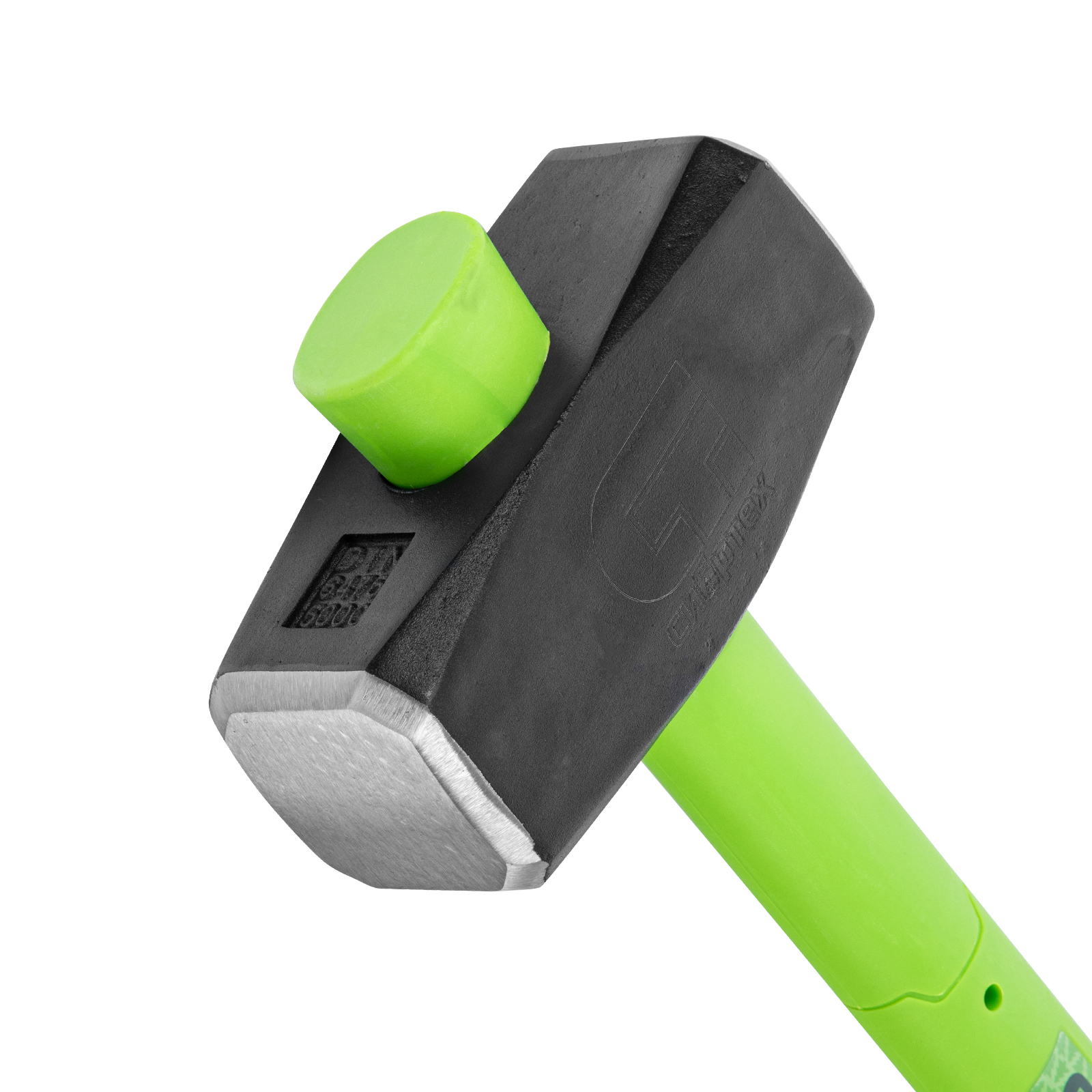 Кувалда, 5000 г, фибергласовая обрезиненная рукоятка// Сибртех