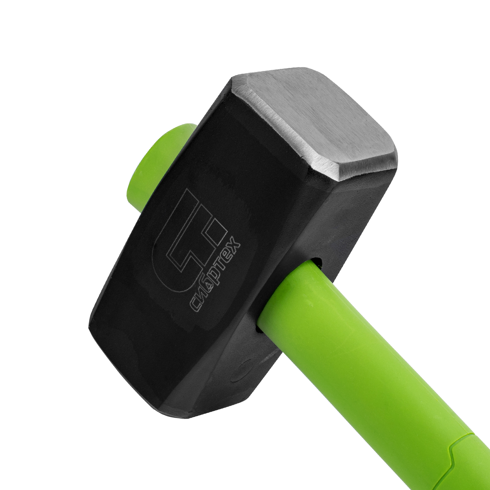 Кувалда, 6000 г, фибергласовая обрезиненная рукоятка// Сибртех