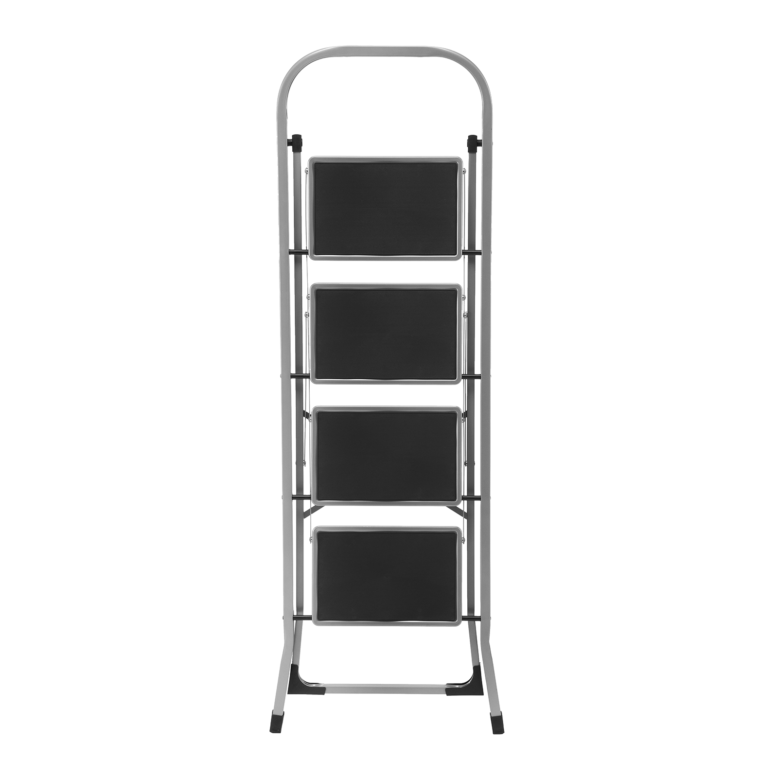 Стремянка стальная, 4 широкие ступени 20х30 см с полимерным покрытием Сибртех