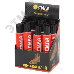 Клей обувной 30 мл туба ШБ-12 шт СИЛА SSTB-30