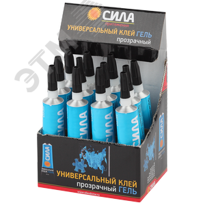 Клей универсальный гель прозрачный туба 30 мл СИЛА SGTB-30
