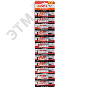 Супер-клей 3 г 12 шт. лента 505-3 СИЛА 505