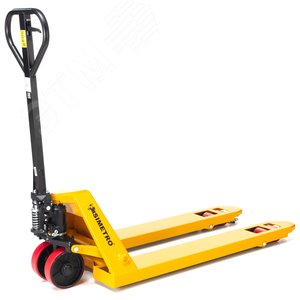 Тележка ручная гидравлическая , 550х1150мм, колеса180мм полиуретан, ролики 80х70мм полиуретан