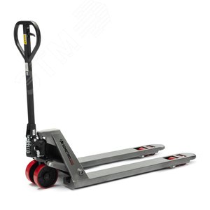 Тележка ручная гидравлическая 550х1150мм, колеса180мм полиуретан, ролики 80х70мм полиуретан