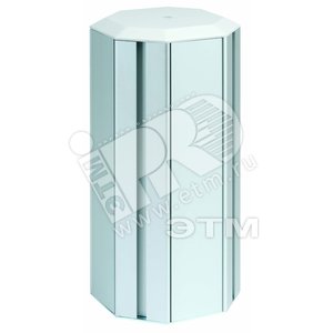 Connect Миниколонна 4-сторонняя на 16 модулей К45 210х125х125 мм SC алюминий