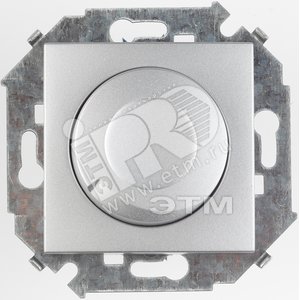 Регулятор напряжения поворотно-нажимной электронный переключатель 500Вт 230В винтовой зажим алюминий