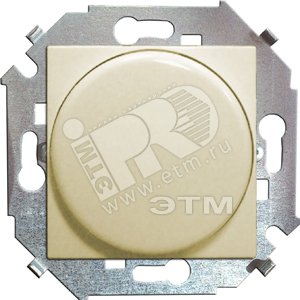 15 Регулятор напряжения поворотно-нажимной электронный переключатель 500Вт 230В винтовой зажим слоновая кость