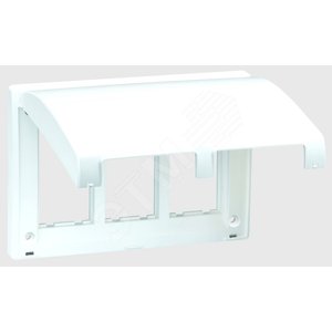 Connect Рамка на 2 S-модуля с крышкой к монтажной коробке SBM250, Сима Про, белый