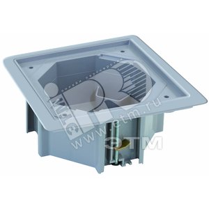 Connect Коробка для монтажа влагостойкой основы KSE-... в фальш-пол SC серый