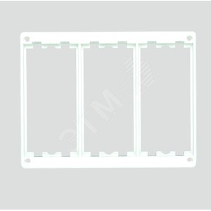 Connect Рамка на 6 S-модулей к монтажной коробке SM660, Сима Класик, белый