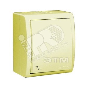 15 Aqua Выключатель проходной (переключатель) с подсветкой IP54 10А 250В винтовой зажим S15A сл. кость