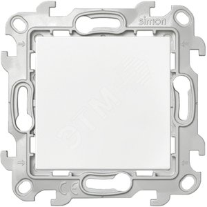 Выключатель одноклавишный, белый