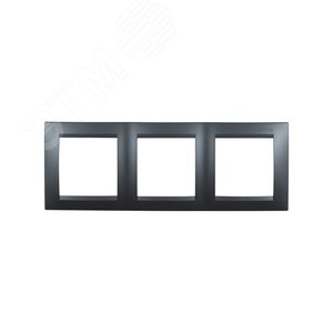 Рамка на 3 поста 15 графит