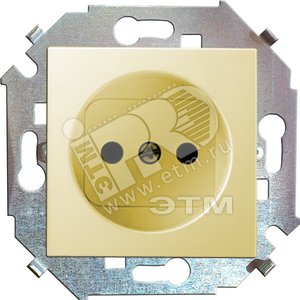 15 Розетка 2P 16А 250В винтовой зажим слоновая кость