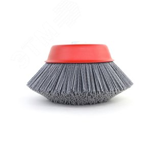 Щетка чашечная Д150xM14, ворс полимер-абразив P120 по дереву для УПМ УШМ (болгарка) (1-234)