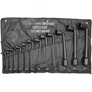 Набор ключей торцевых изогнутых 12 шт. (8-32) SITOMO