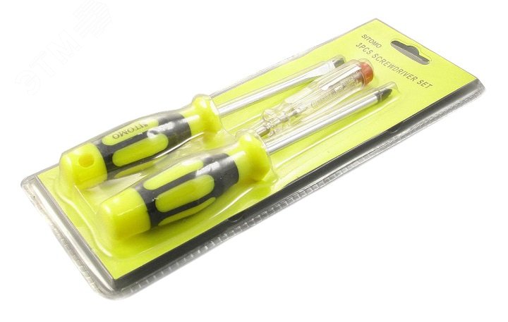 Набор отверток 3 шт. (2шл.,1кр.) SITOMO