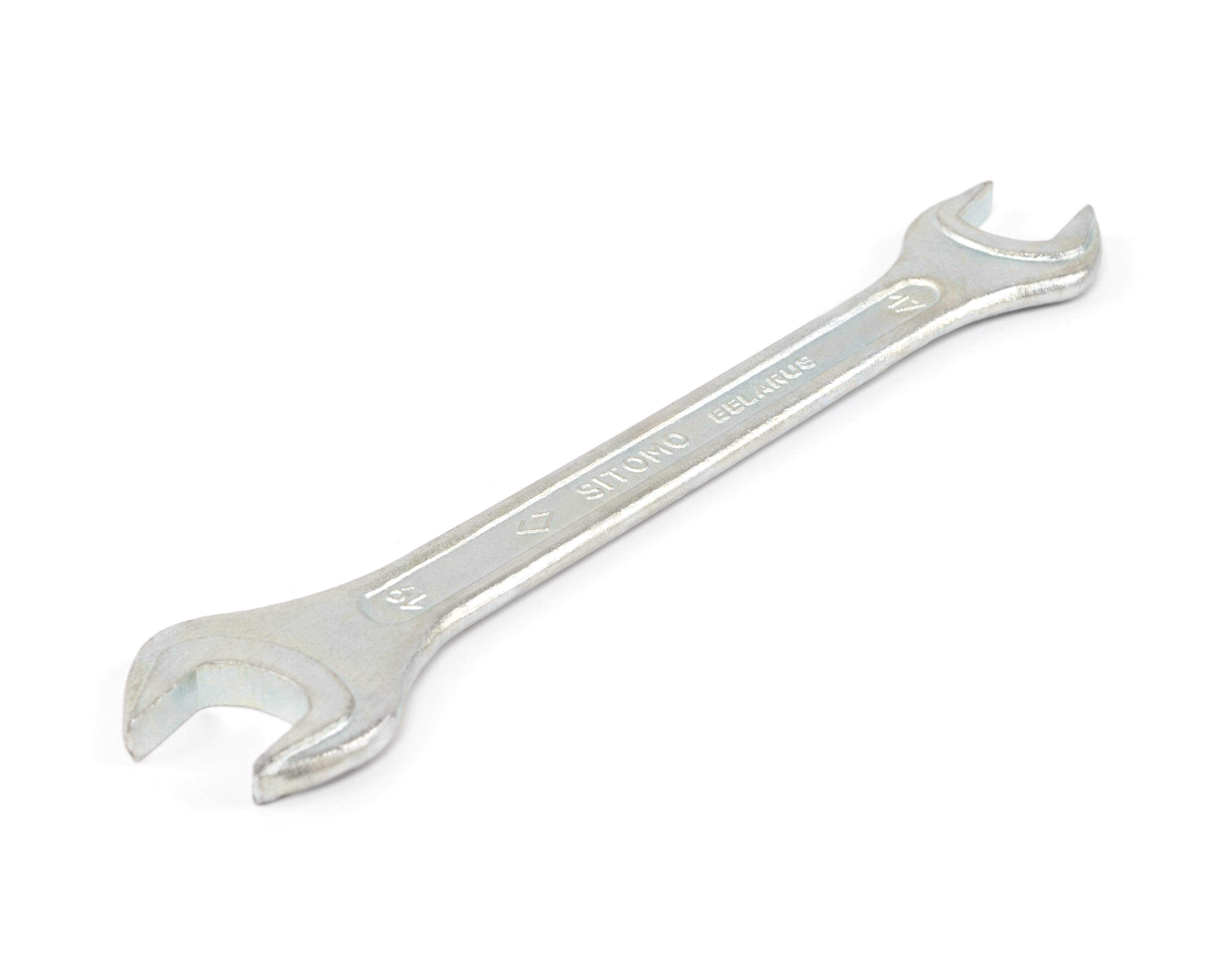 Ключ гаечный рожковый двусторонний 17x19 оцинкованный SITOMO BELARUS