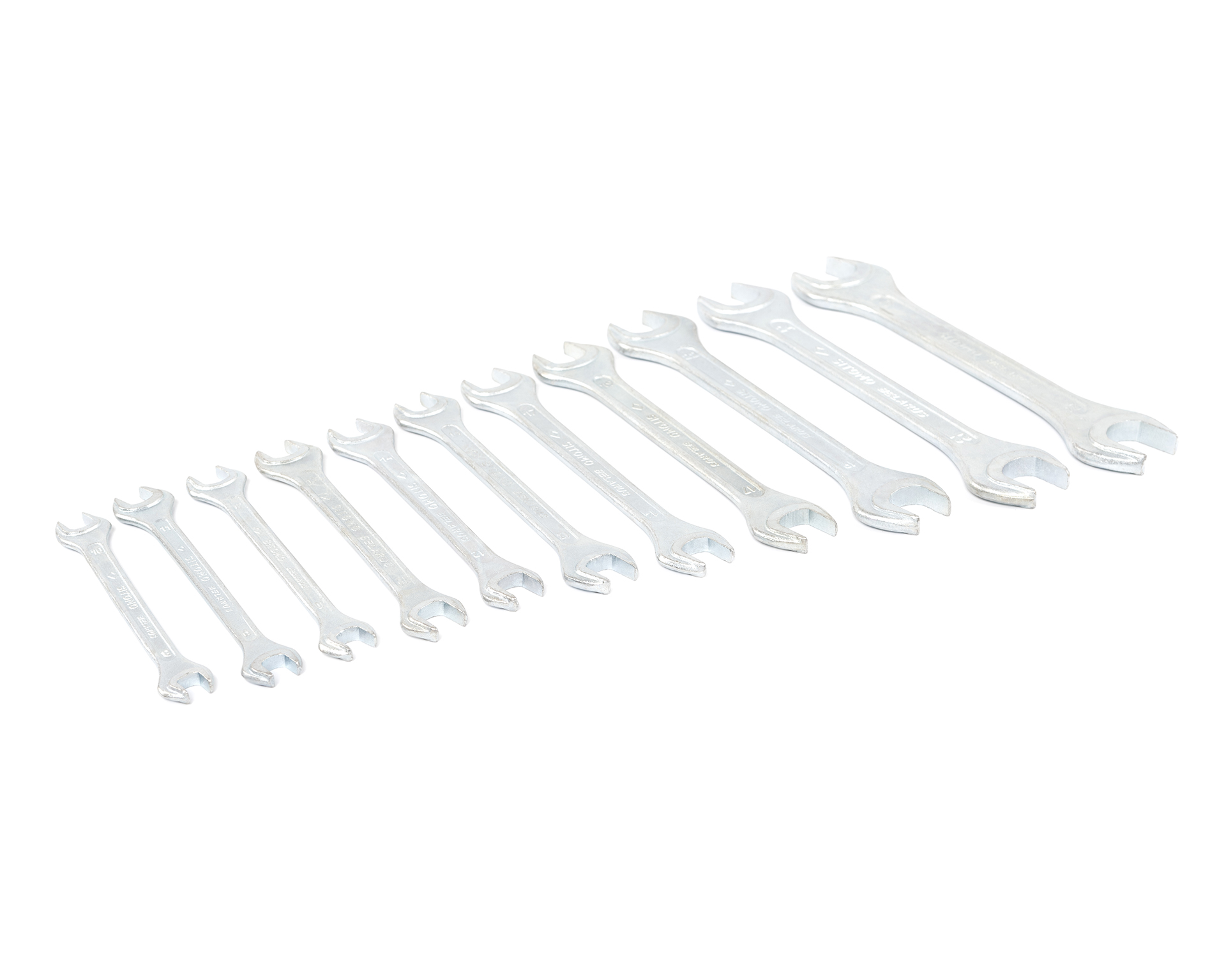 Набор ключей гаечных рожковых двусторонних 11 шт. (8-27) вак.уп. SITOMO BELARUS