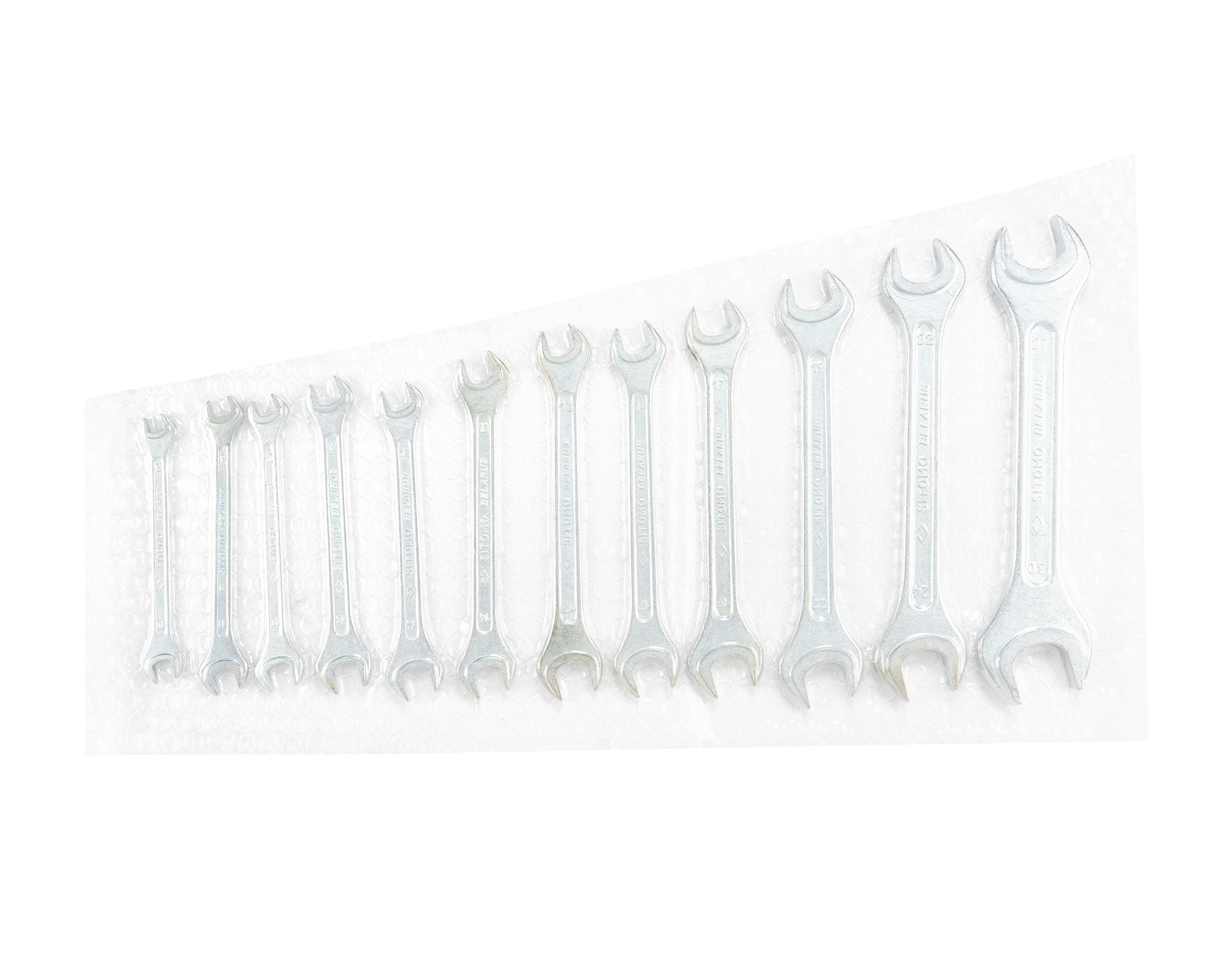 Набор ключей гаечных рожковых двусторонних 12 шт. (8-30) вак.уп. SITOMO BELARUS