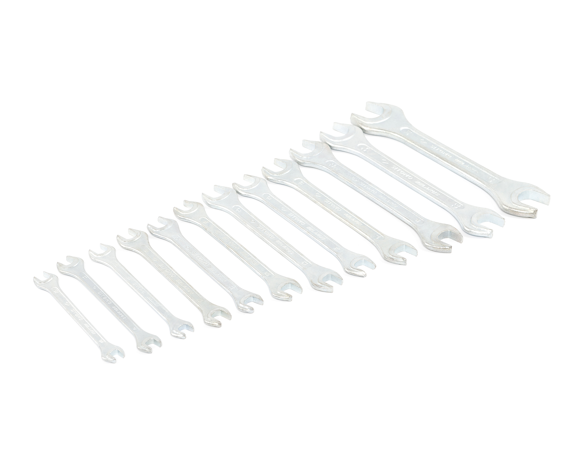 Набор ключей гаечных рожковых двусторонних 12 шт. (8-30) вак.уп. SITOMO BELARUS