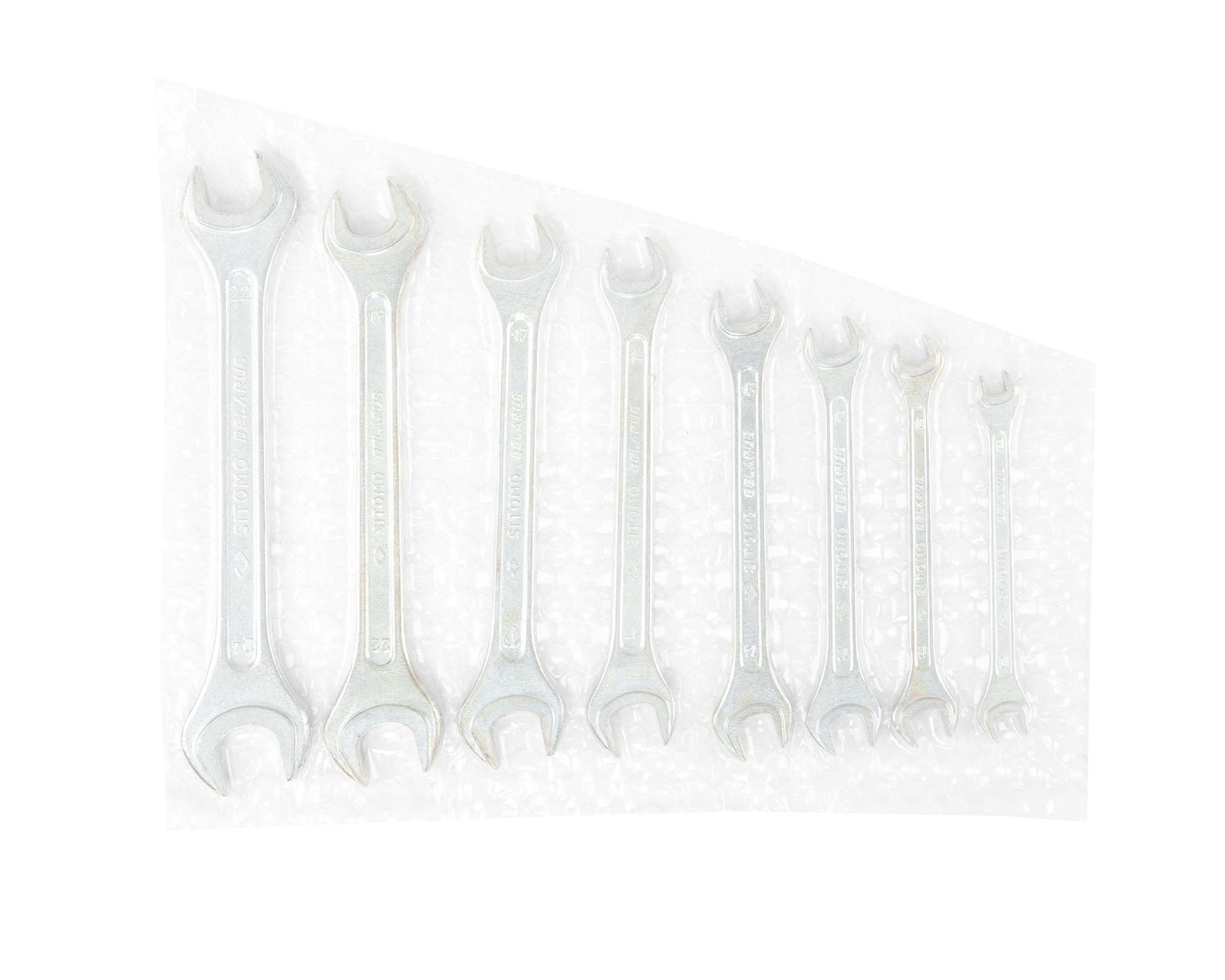 Набор ключей гаечных рожковых двусторонних 8 шт. (8-24) вак.уп. SITOMO BELARUS