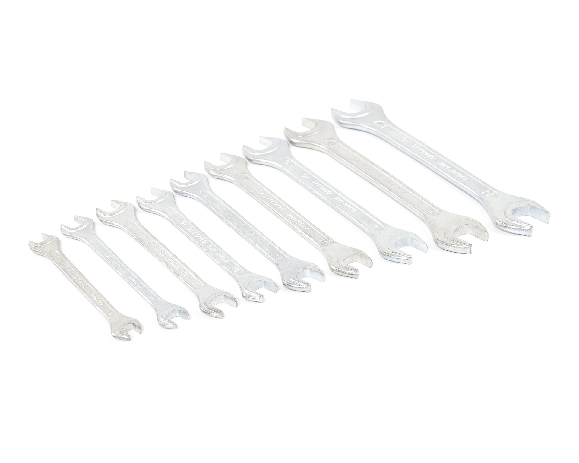 Набор ключей гаечных рожковых двусторонних 9 шт. (8-24) вак.уп. SITOMO BELARUS