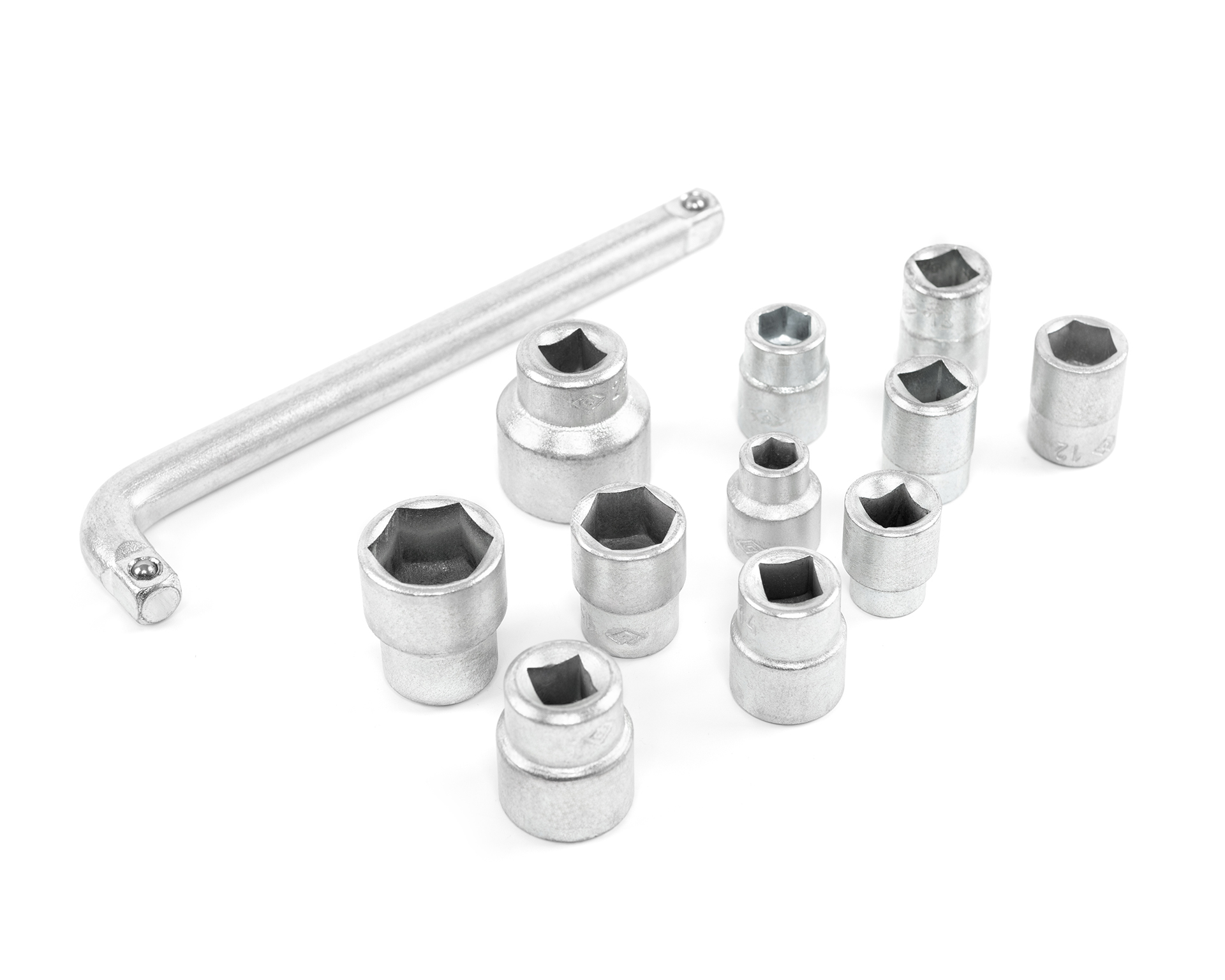 Набор головок торцевых N1 оцинк. 8-22 мм (кв.10мм) ПВХ фут. SITOMO BELARUS