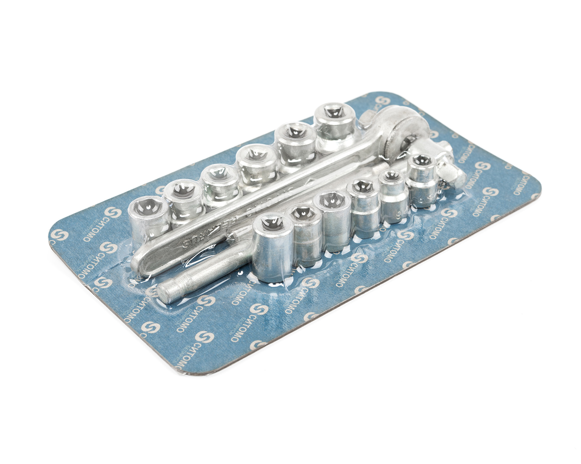 Набор головок N4 оцинк. 8-22мм (кв.10мм) скин/упак. SITOMO BELARUS