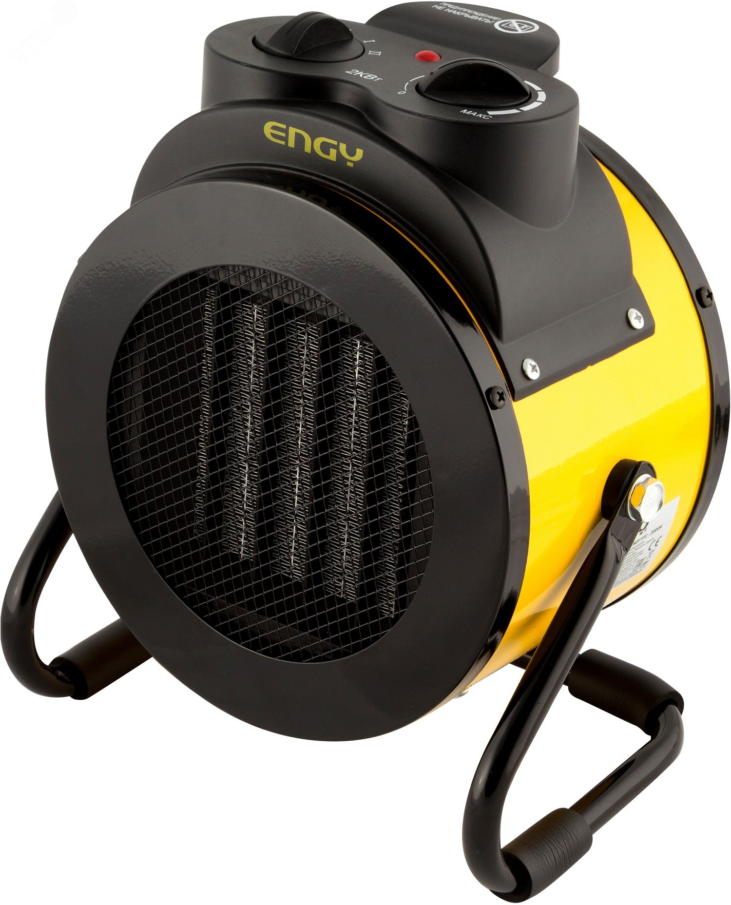 Пушка тепловая электрическая на 2 кВт, круглая