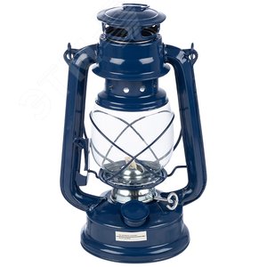 Лампа керосиновая  235 24,5 см (Цвет синий)