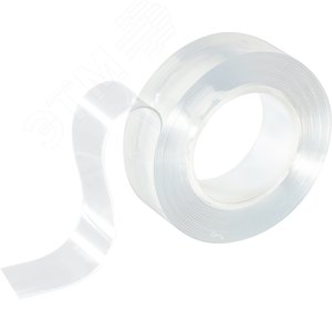 Нано-лента двусторонняя клейкая многоразовая, прозрачная, 3 м