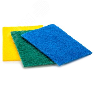 Губка абразивная 100*140 мм, 3 шт.