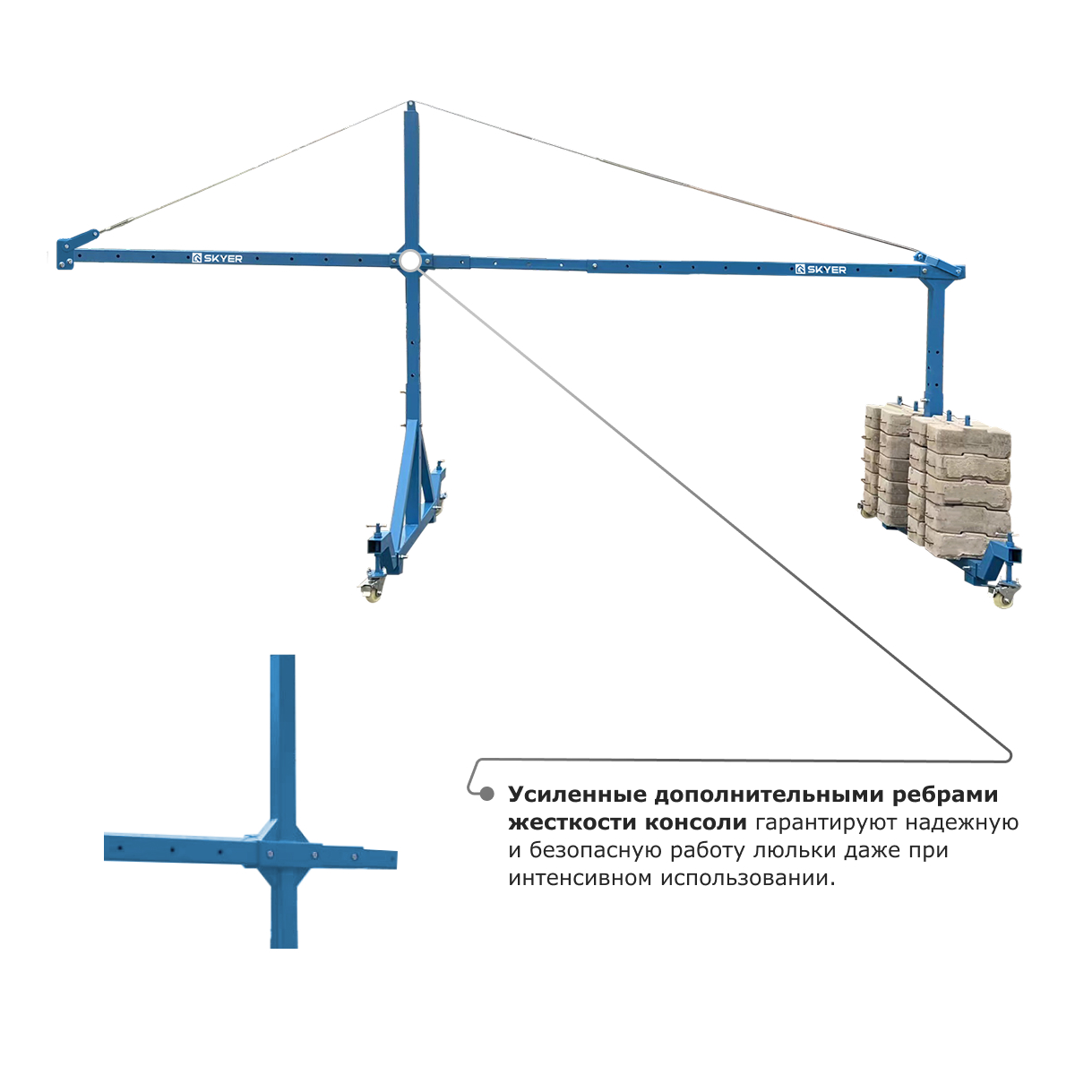 Строительная люлька SKYER SKR 6