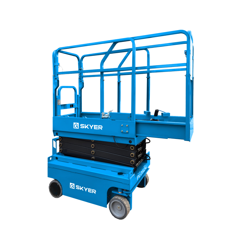 Самоходный ножничный подъемник SKYER PL0524 с выдвижной платформой (узкая база)