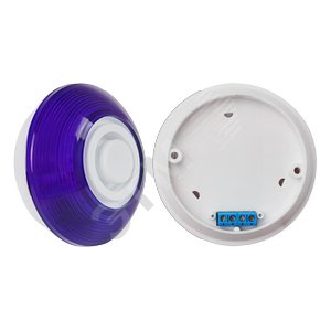 Сирена Марс 12-КП (звук и синяя строб-вспышка). Оповещатель охранно-пожарный комбинированный