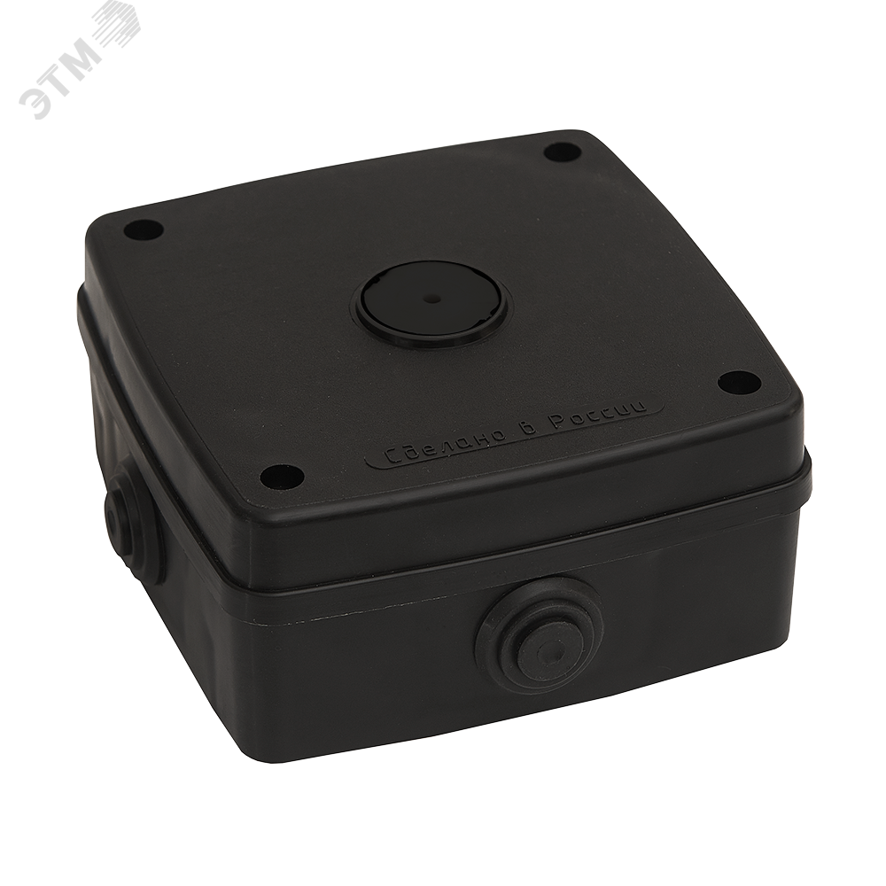 Коробка монтажная универсальная МК-1 (чёрная) для видеокамер