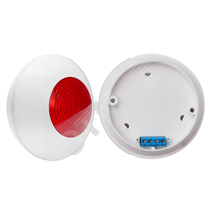 Сирена Марс 12-24-СП (красный цвет). Оповещатель  охранно-пожарный световой