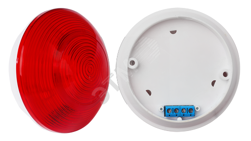 Сирена Марс 12-24-СП-М1 (красный цвет).           Оповещатель охранно-пожарный световой