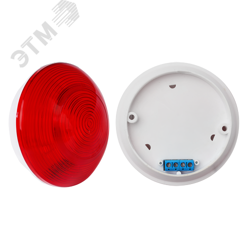 Сирена Марс 12-24-СП-М1 (красный цвет).           Оповещатель охранно-пожарный световой