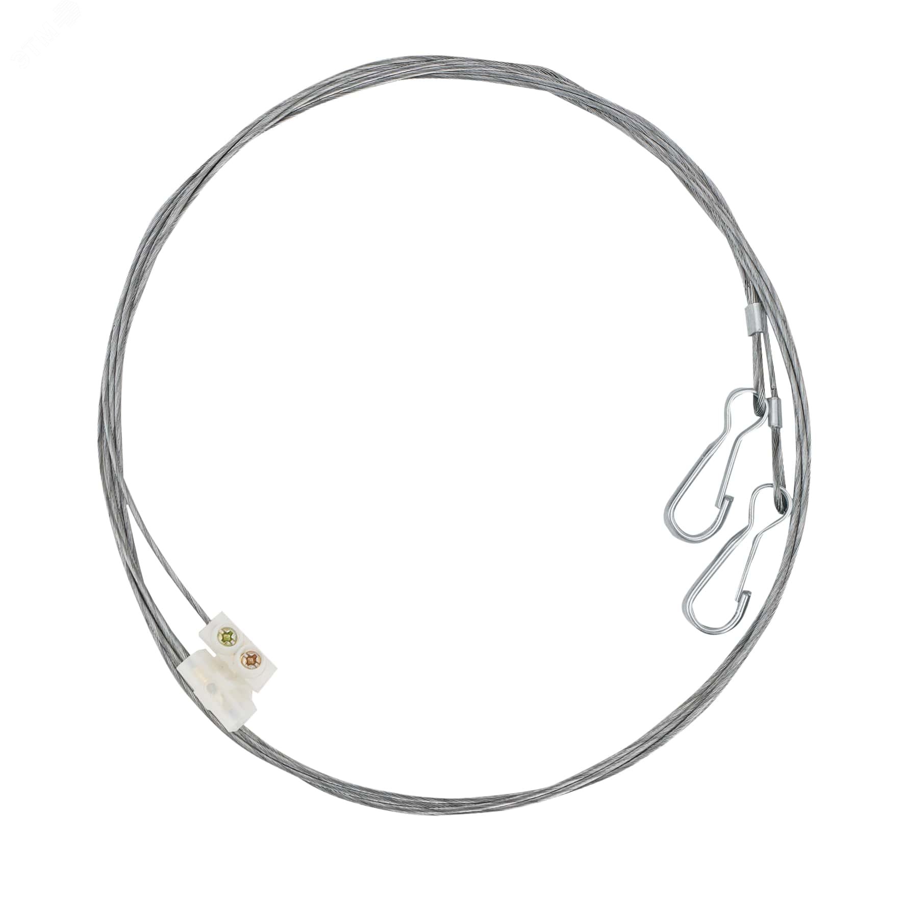 Трос к потолку для подвесных оповещателей (световых табло) Т