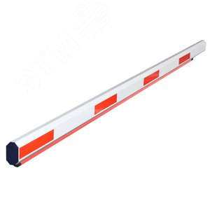 Стрела, прямоугольное сечение, 3м, резиновая амортизирующая кромка, с подсветкой