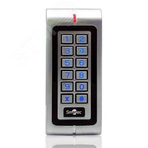Контроллер автономный с клавиутурой, память на 200 пользователей, длина кода 4-6 знаков, -30град. +60град.С, 12-24 В DC, 80мА, металлический корпус, I