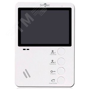 Монитор домофона с диагональю 4'' без памяти, белый