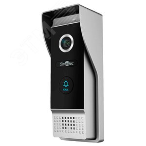 Блок вызывной видеодомофона, 600 ТВЛ, 4-х проводная линия связи, ИК подсветка, серебряный