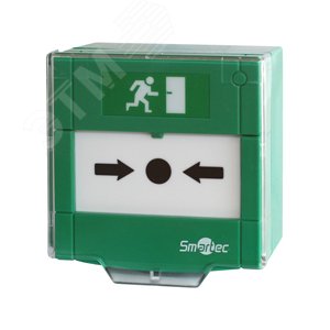 Устройство разблокировки двери с восстанавливаемой вставкой, защитная прозрачная крышка, 2 группы контактов НР/НЗ