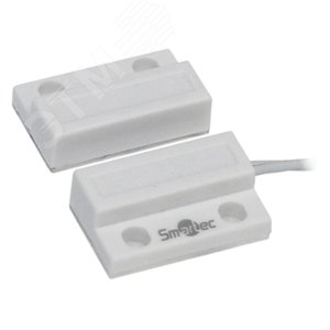 Датчик магнитоконтактный ,  НР, белый, накладной, миниатюрный, зазор 20 мм