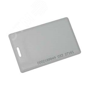 Cмарт карта Mifare 1K, стандартная, 86х54х1.6мм.