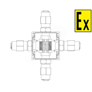 Коробка коммутационная взрывозащищенная КВМК 607
